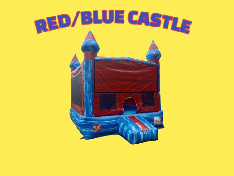 RED AND BLUE CASTLE 13X13